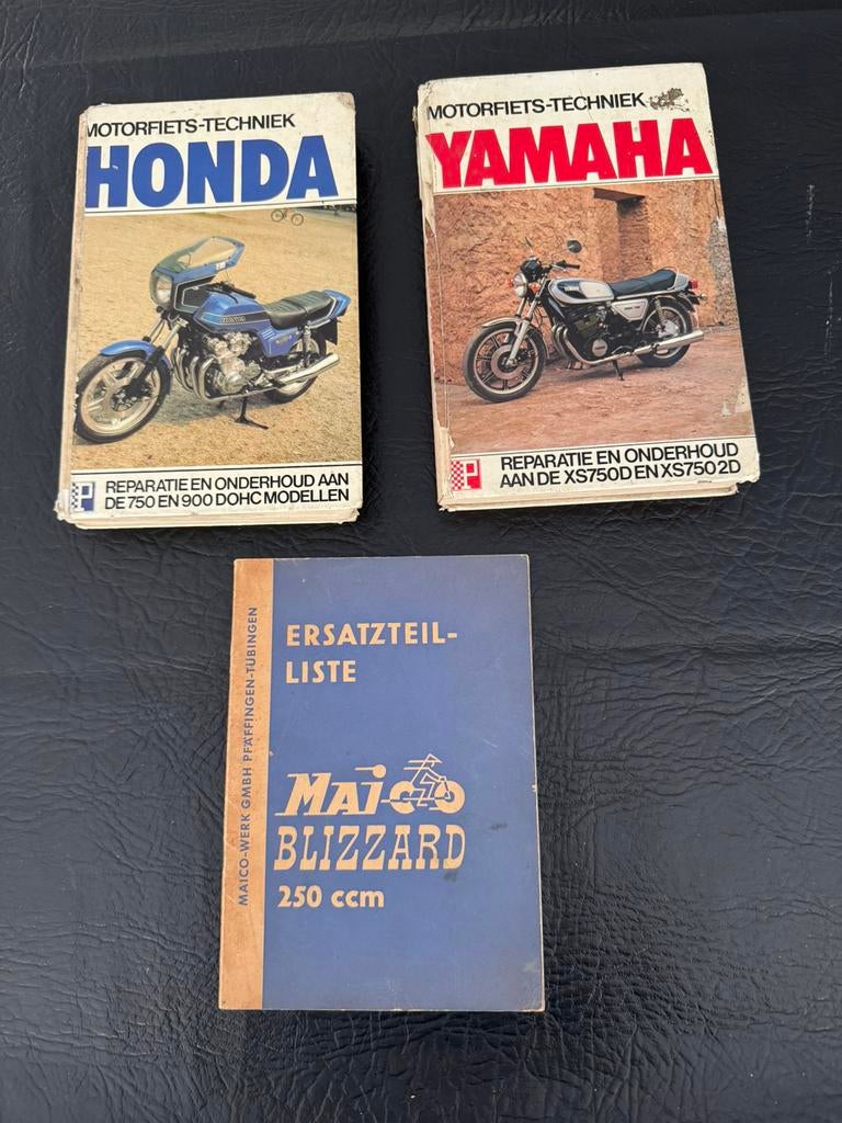 Boeken Motorfiets Honda + Yamaha + Maico Blizzard 250, Motoren, Ophalen of Verzenden, Overige merken