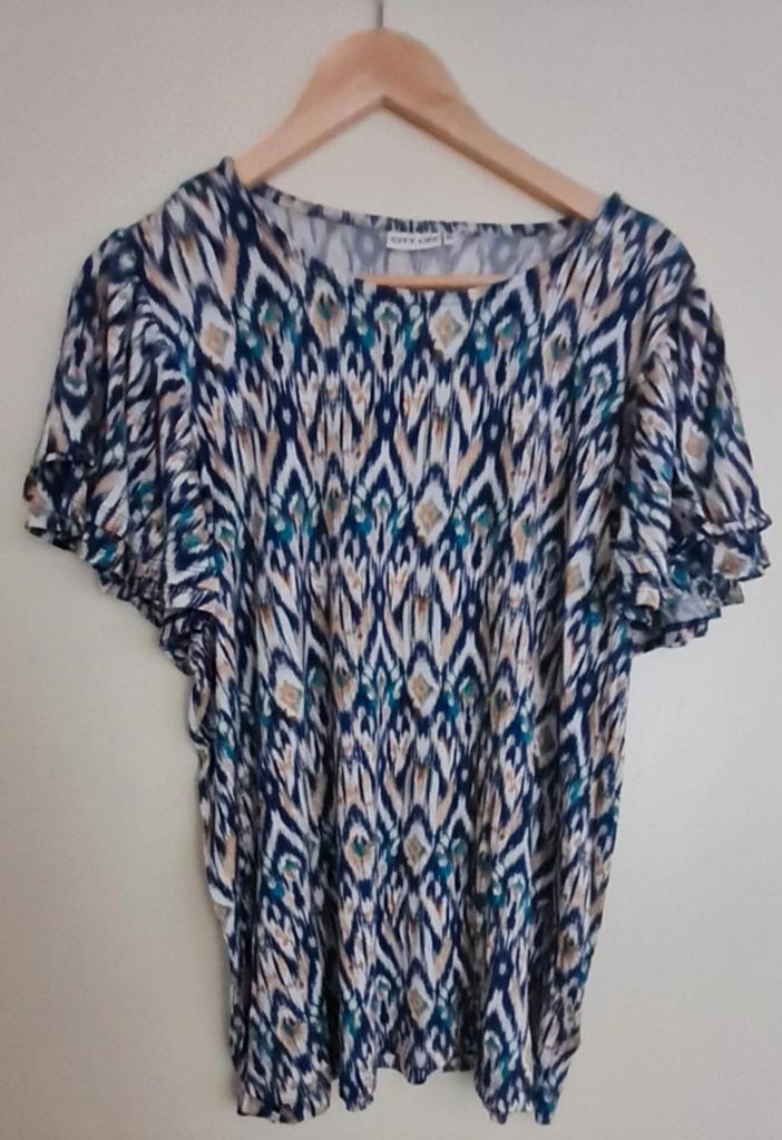 Dames Shirt met Wijde mouwen, City Life, Overige kleuren, Maat 46/48 (XL) of groter, Ophalen of Verzenden