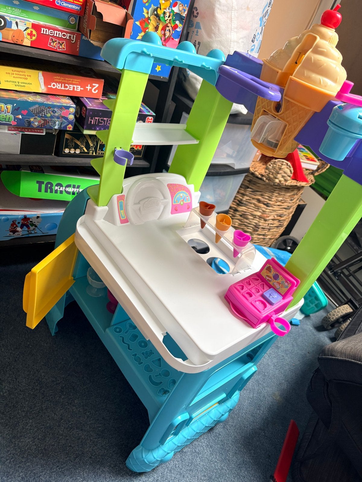 V-tech IJscokar met Play-Doh klei en accessoires, Ophalen, Gebruikt, Knutselen
