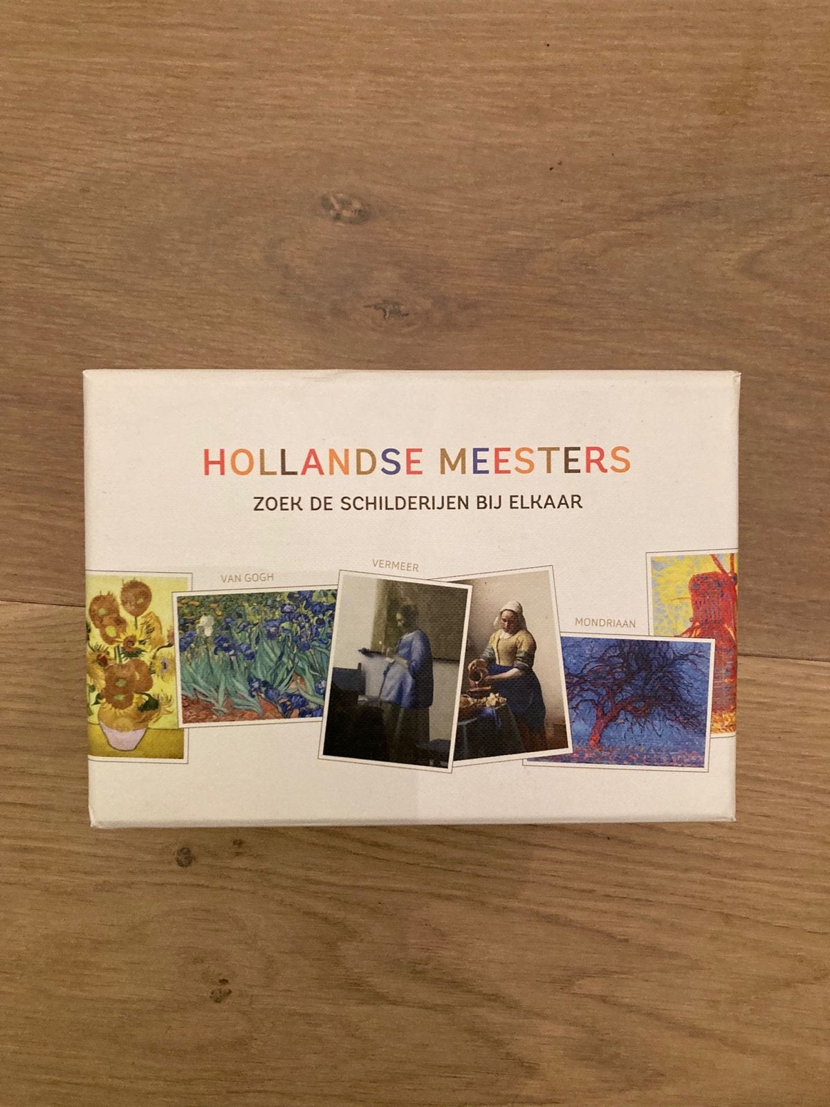 Hollandse Meesters Memospel - Zoek de schilderijen, Een of twee spelers, Ophalen of Verzenden, Zo goed als nieuw