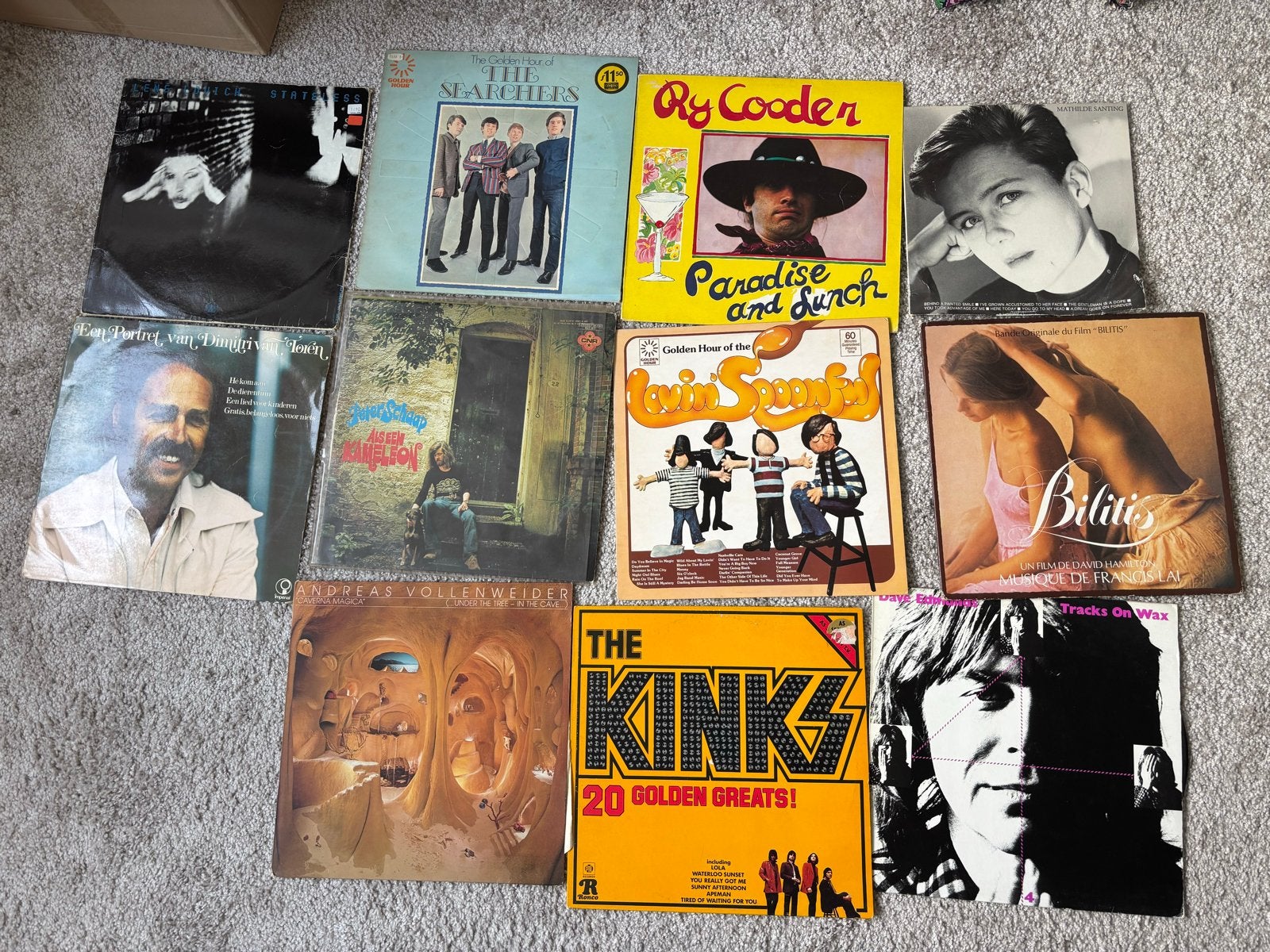 Verzameling van 11 diverse LP's - Pop, Rock, Folk, Cd's en Dvd's, Vinyl | Pop, Gebruikt, Pop, LP, 12 inch, Ophalen of Verzenden