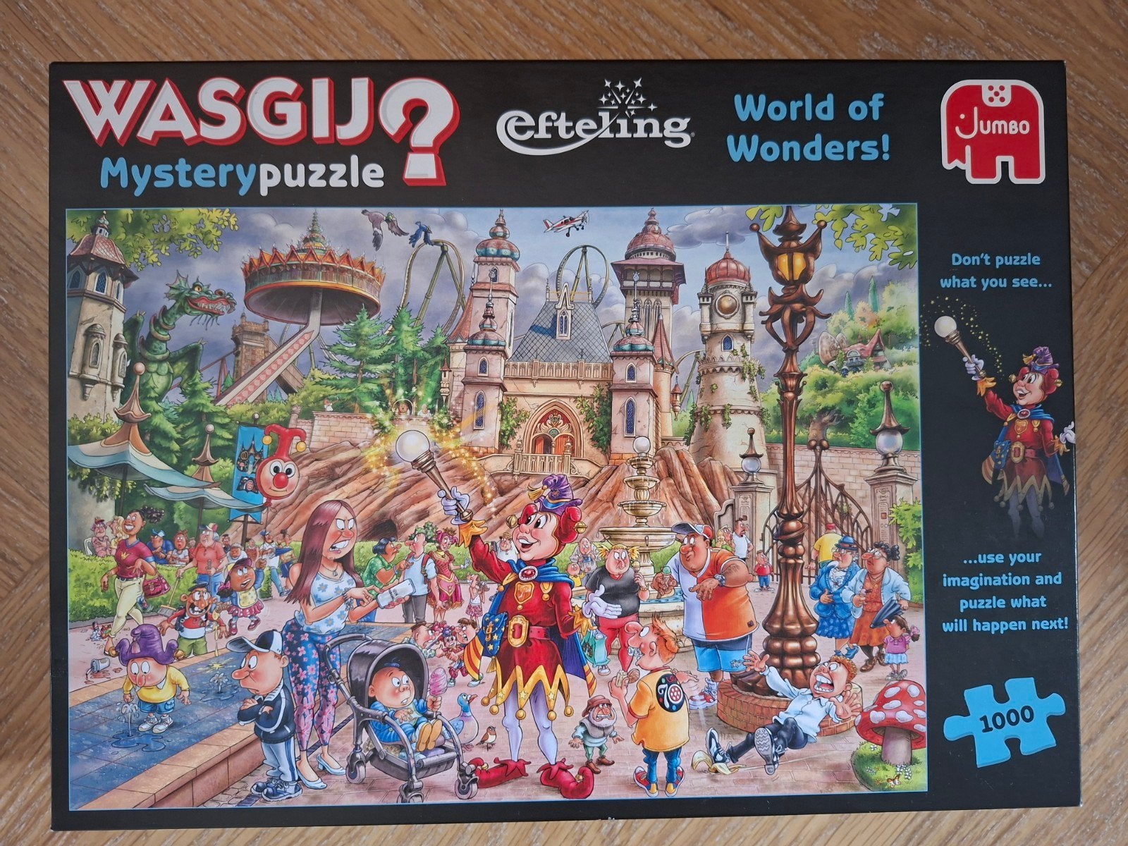 Superleuke Wasgij? Mystery Puzzel Efteling.
1000 stuk, Ophalen of Verzenden, Zo goed als nieuw