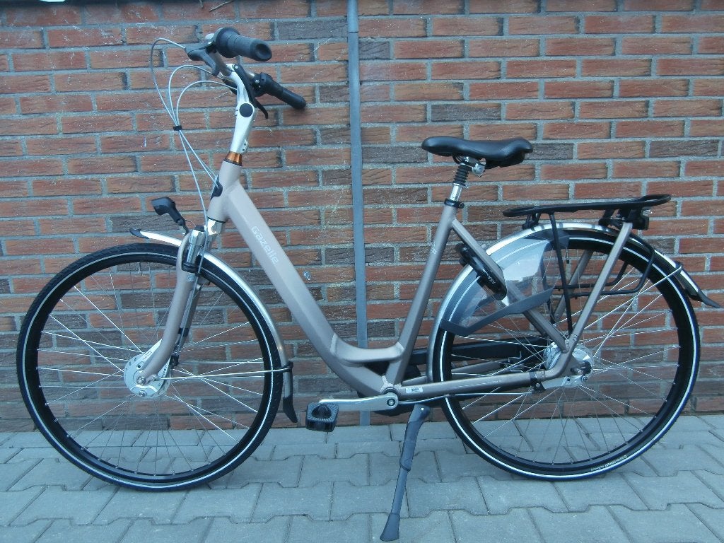 ALS NIEUWE Gazelle Orange C7+ dames 53 cm. sienna & zand, Fietsen en Brommers, Ophalen, 53 tot 56 cm, (Extra) lage instap, Zo goed als nieuw