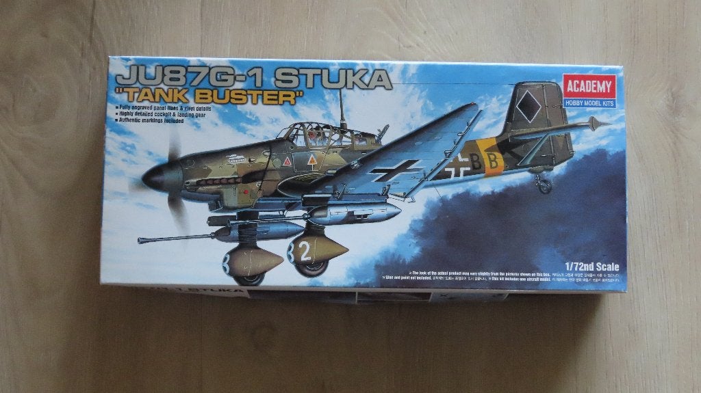 JU87 G-1 Stuka 'Tank Buster Academy' 1/72, Overige merken, 1:72 tot 1:144, Nieuw, Ophalen of Verzenden