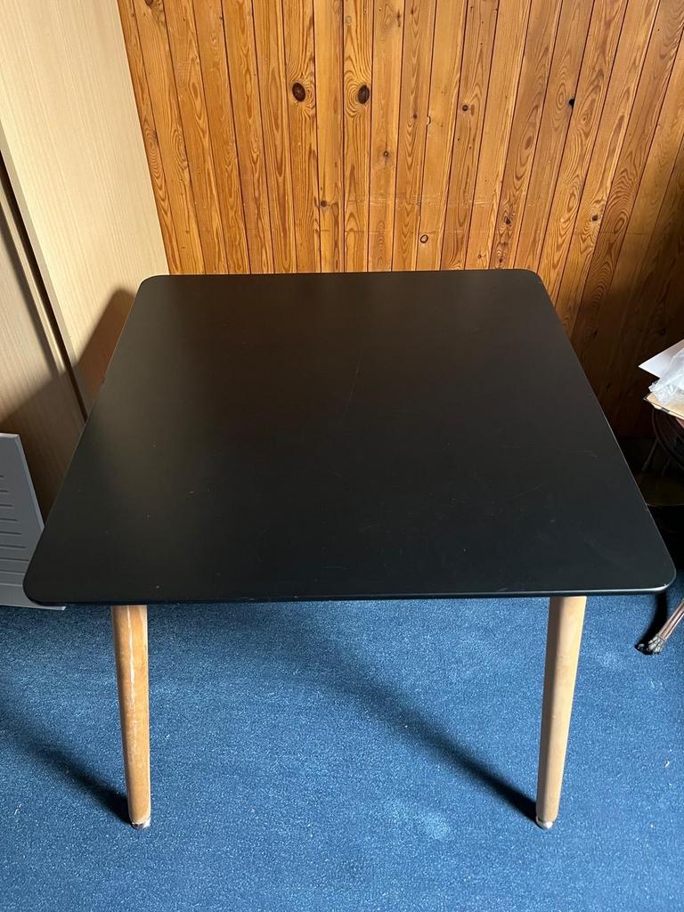 Tafeltje met 2 kuipstoelen - Compact, Ophalen, Gebruikt, Vierkant, Tot twee personen