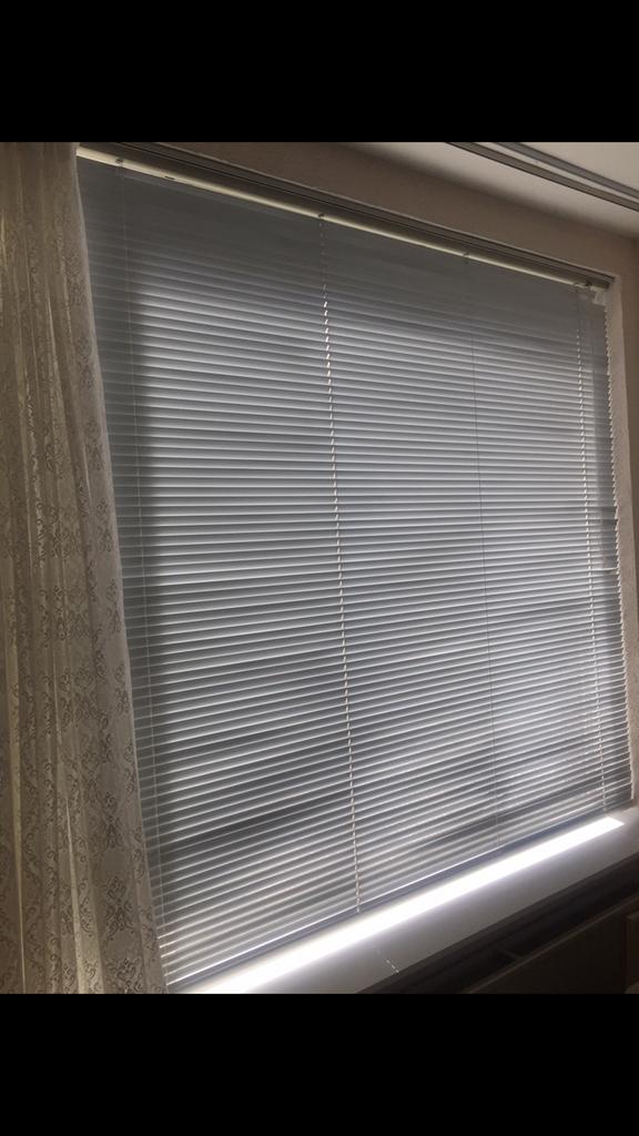 Luxaflex horizontale aliminium jaloezie, Ophalen of Verzenden, Zo goed als nieuw, Grijs