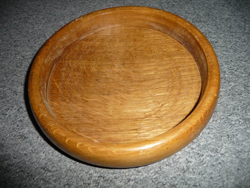 mooie houten schaal voor fruit of walnoten, Ophalen of Verzenden, Zo goed als nieuw