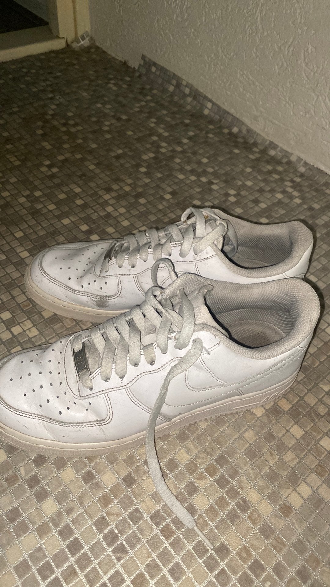 Airforce 1, Ophalen, Wit, Sneakers of Gympen, Gedragen