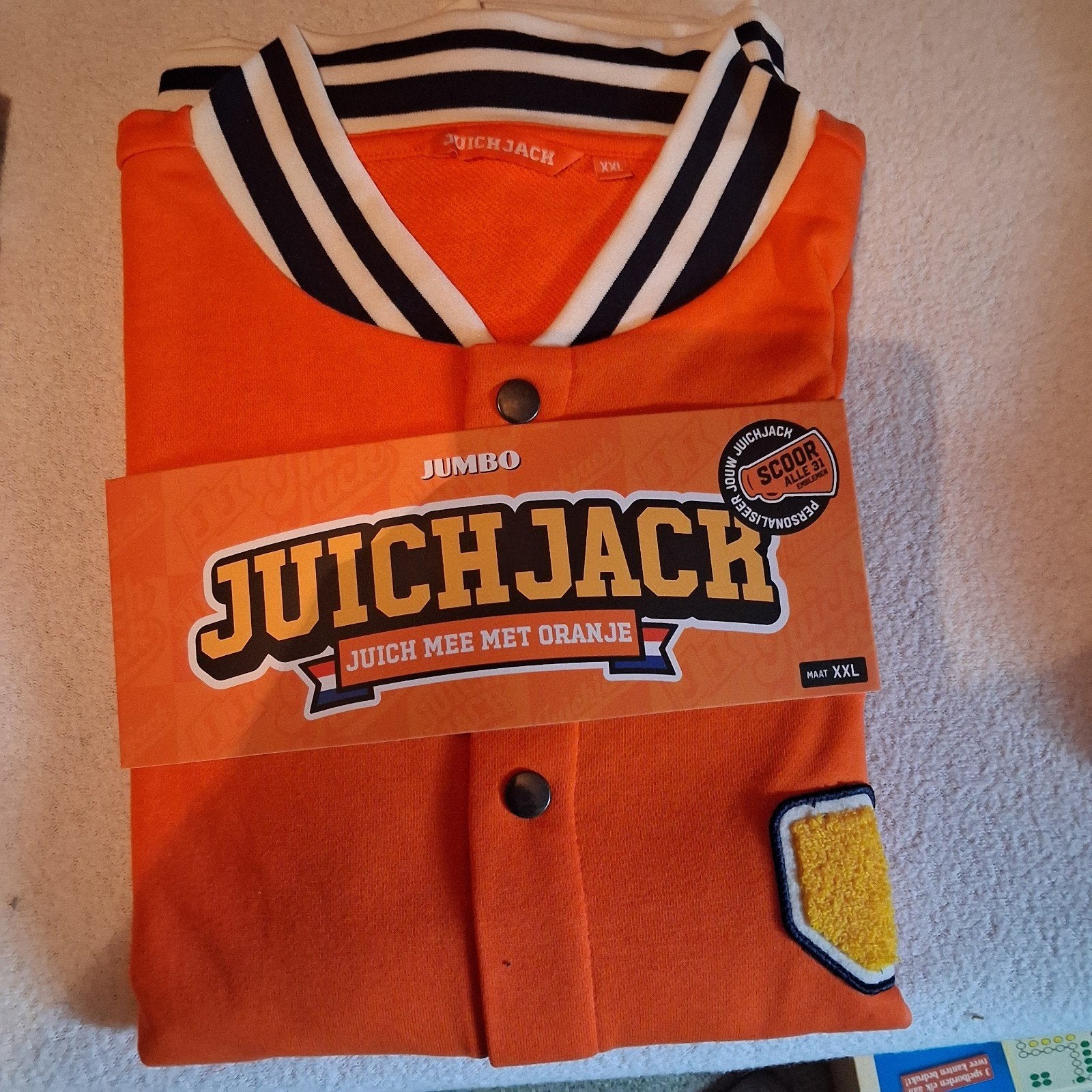 Jumbo Juichjack XXL met 10 emblemen - Nieuw in verpakking, Ophalen of Verzenden, Nieuw
