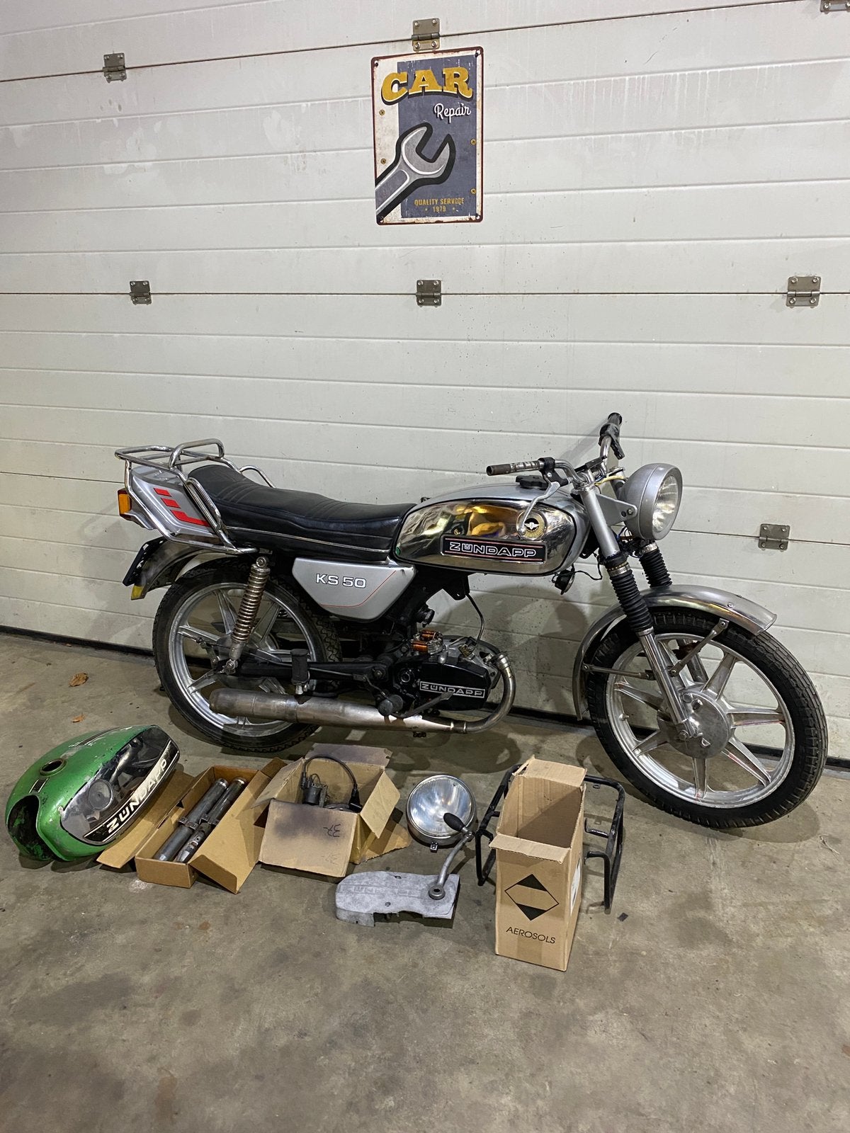 Zundapp ks 50 opknapper, Fietsen en Brommers, Ophalen, Gebruikt, Maximaal 45 km/u, KS50