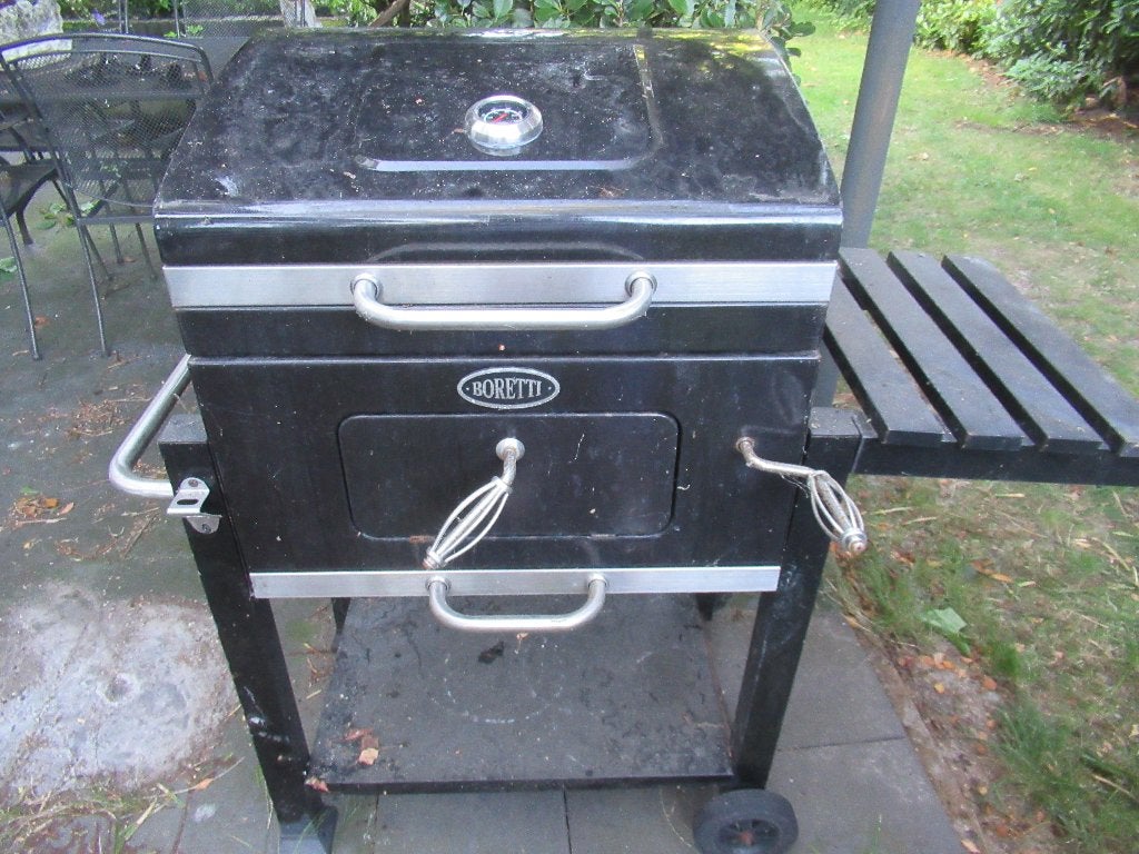 BORETTI Carbone 2.0 Houtskool BARBECUE + HOES, Ophalen, Gebruikt, Boretti