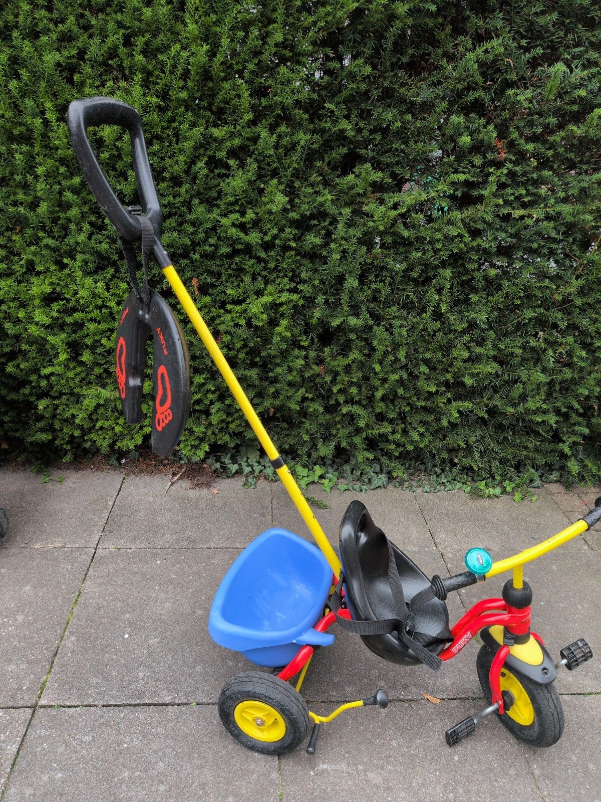 Puky driewieler met duwstang en kiepbak, Ophalen, Gebruikt, Overige typen