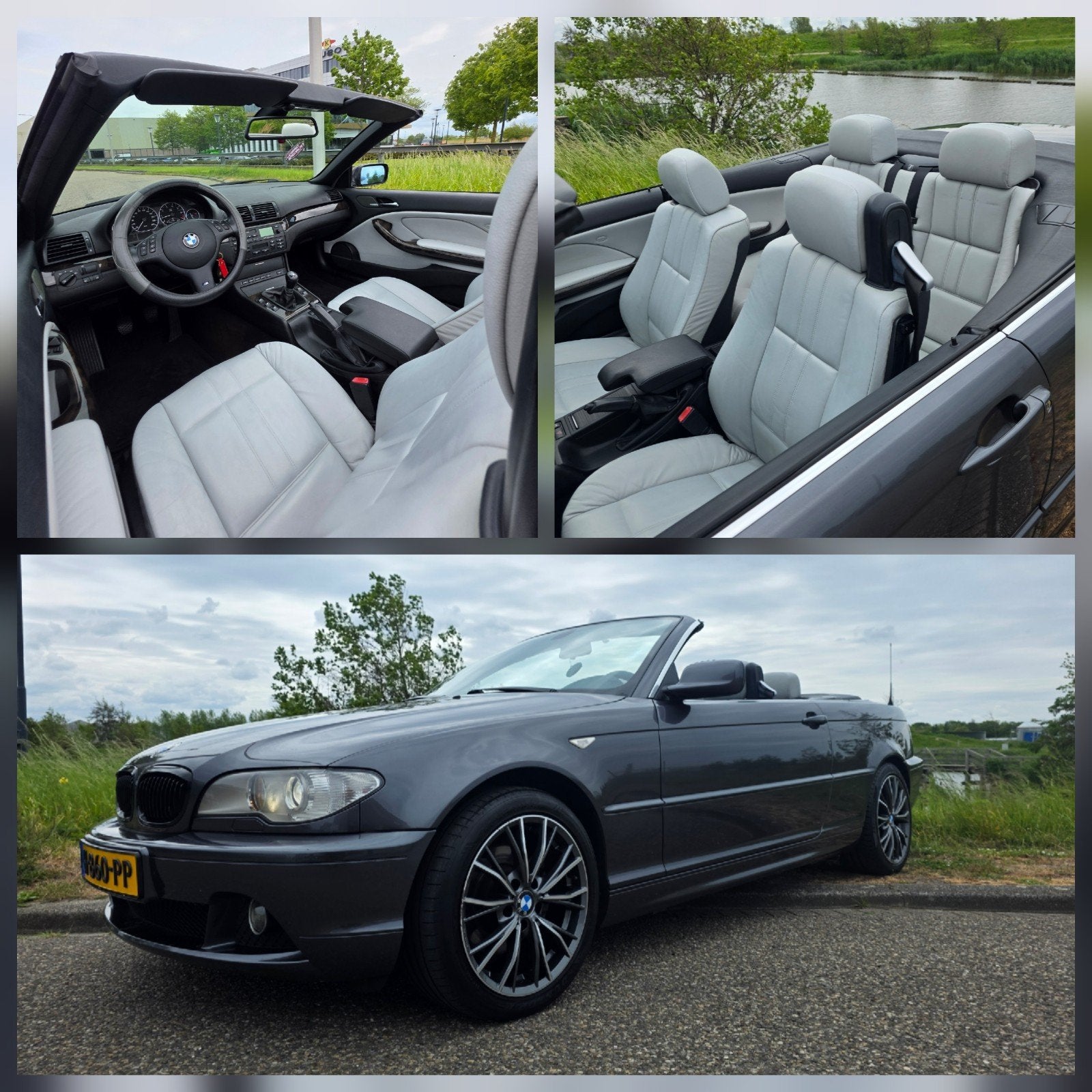 BMW 320Ci E46 Cabriolet 2.2i 6-cilinder | Hardtop in kleur |, Auto's, 2171 cc, Achterwielaandrijving, Cabriolet, 4 stoelen