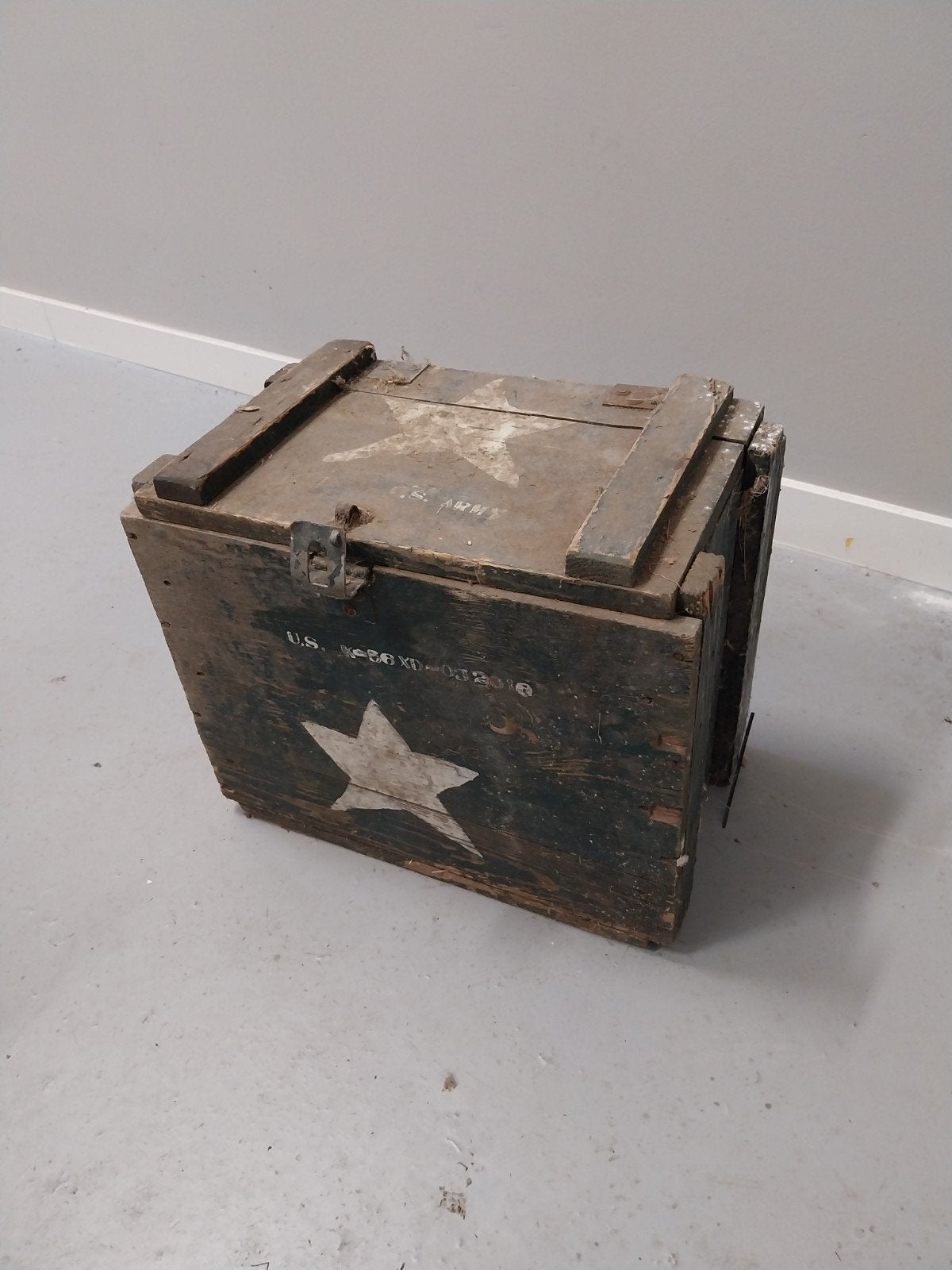 Houten krat 2e w.o., Verzamelen, Ophalen of Verzenden, Nederland