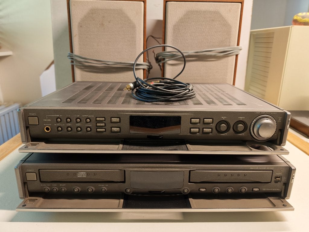 Marantz Slime Line + 2 Kenwood Boxen, Gebruikt, 60 tot 120 watt, Stereo, Ophalen