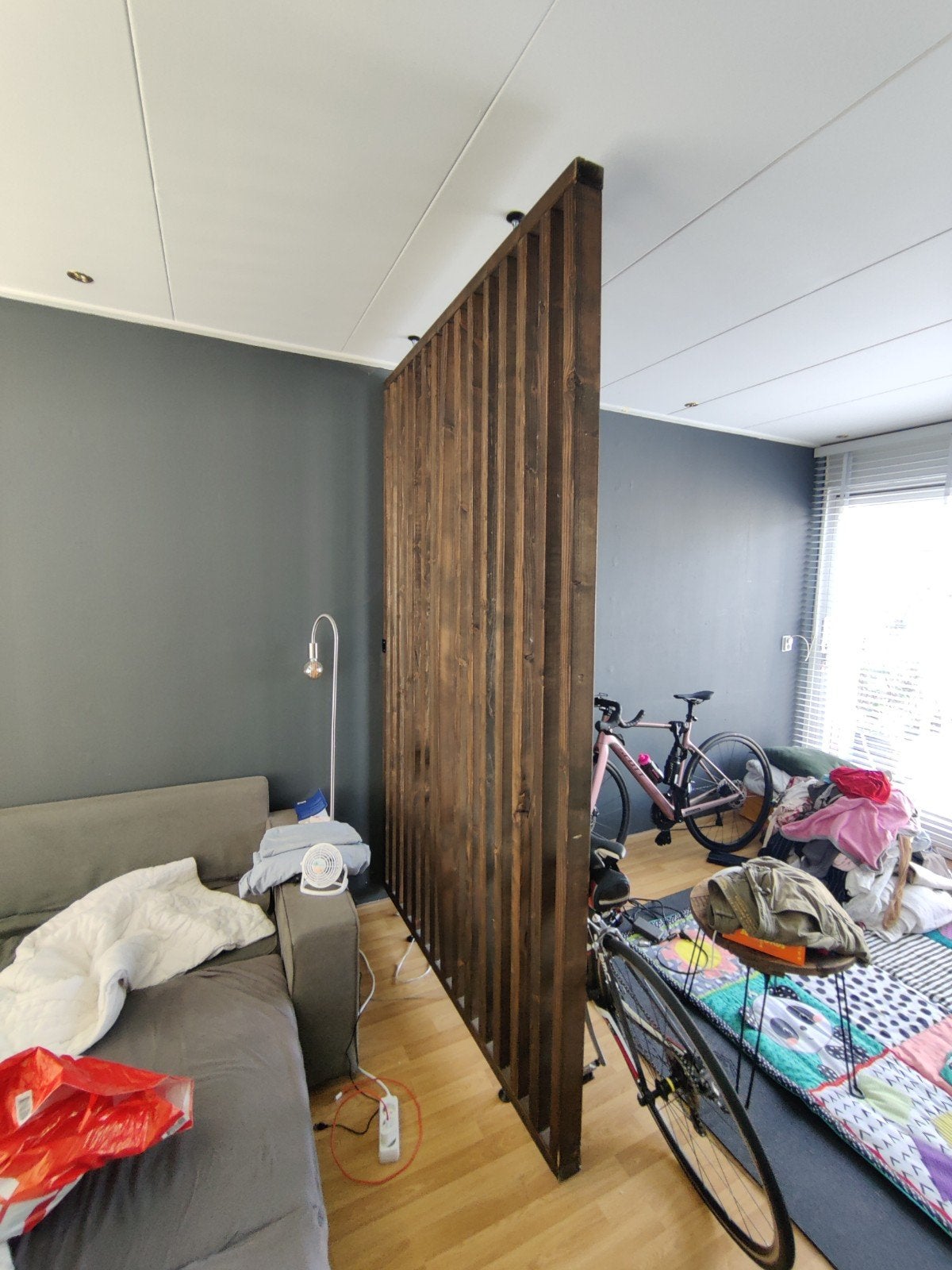 Houten Room Divider / Scheidingswand, Ophalen, Gebruikt