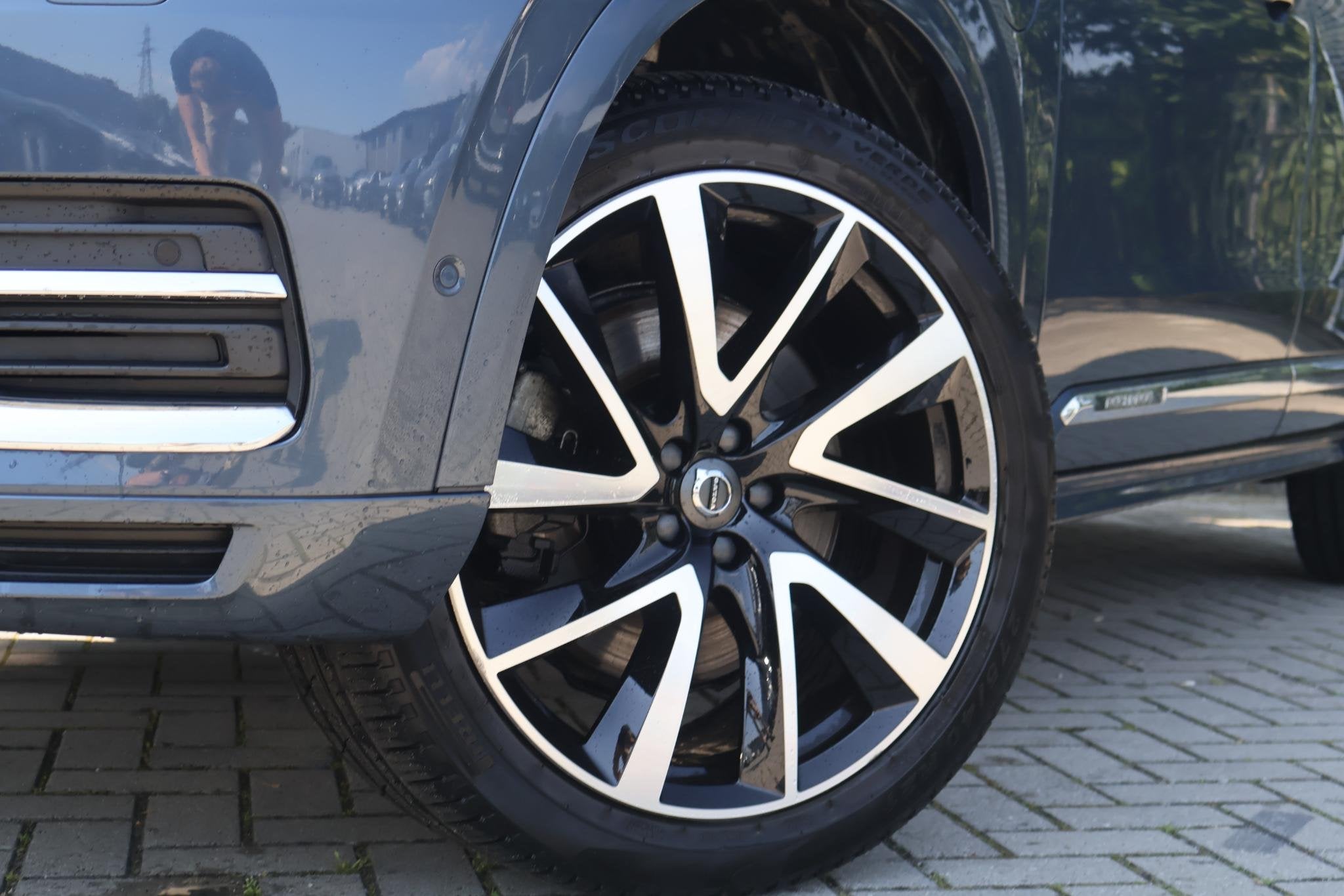 Volvo XC90 2.0 T8 Recharge AWD Business Pro | Plug-in Hybrid, Auto's, Volvo, 12 maanden, Euro 6, 4 cilinders, Blauw