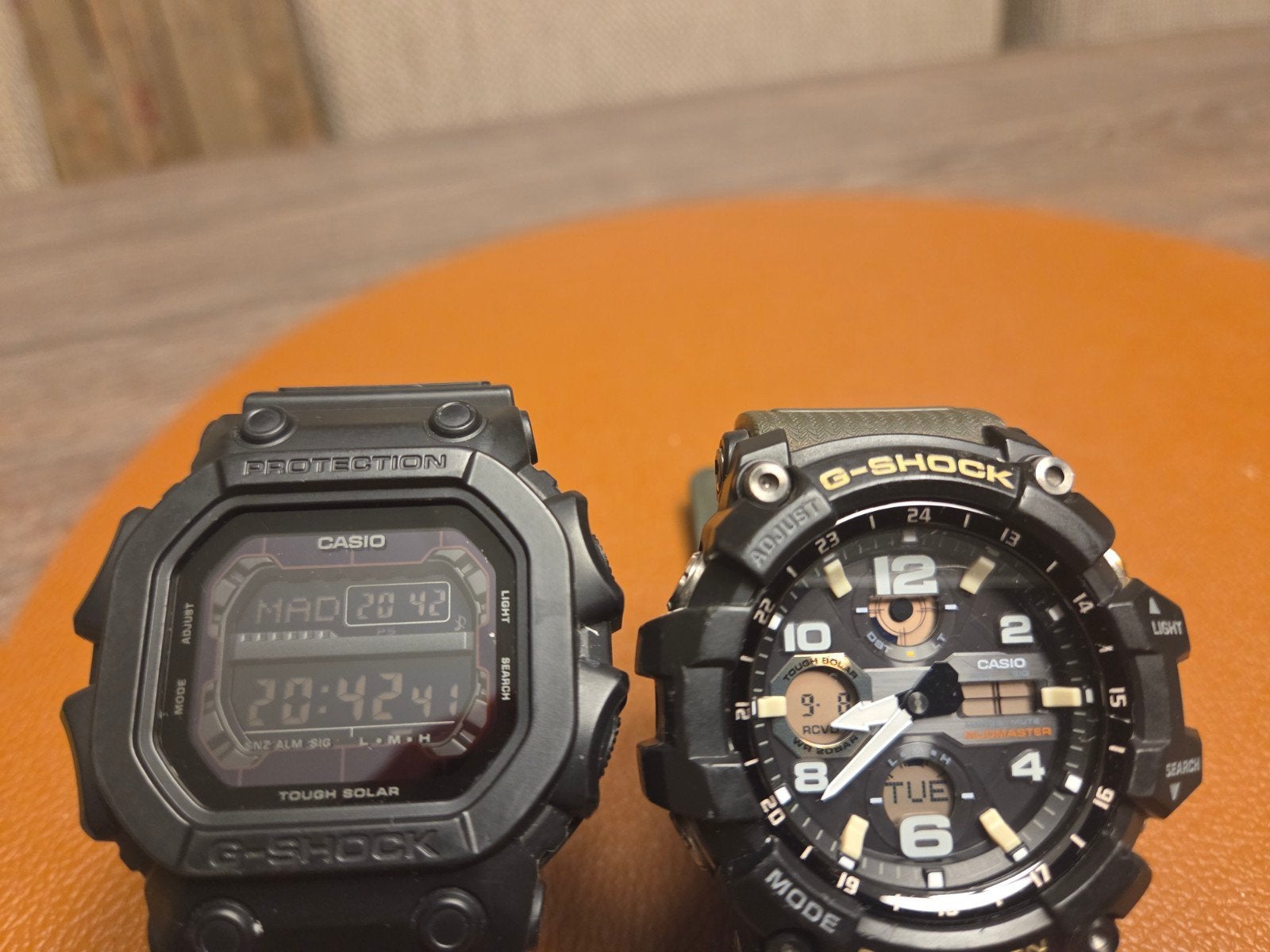 Casio G-Shock Mudmaster GWG-100  en GX 56BB, Casio, Kunststof, Gebruikt, Polshorloge