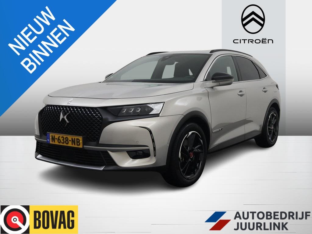 DS 7 Crossback E-Tense Performance Line+ Adap.Cruise/LED/Tre, Auto's, Dealer onderhouden, Euro 6, 4 cilinders, Hybride Elektrisch/Benzine