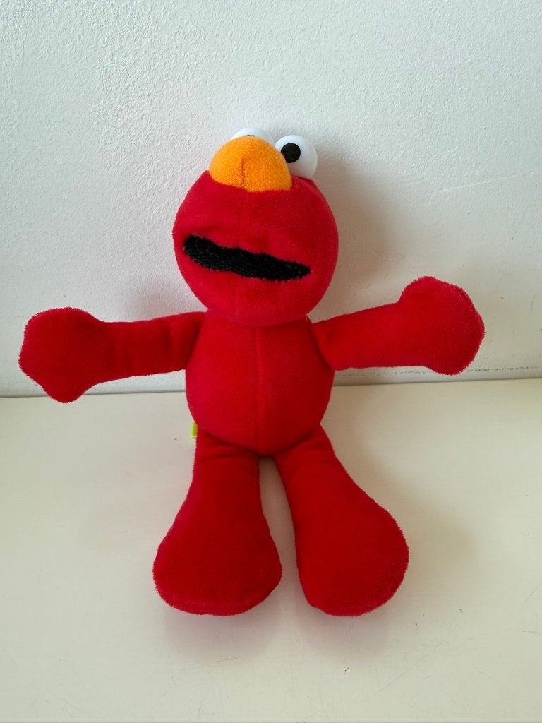 Knuffel Elmo met harde ogen 20 cm / Sesamstraat, Kinderen en Baby's, Overige merken, Overige karakters, Overige typen, Ophalen of Verzenden