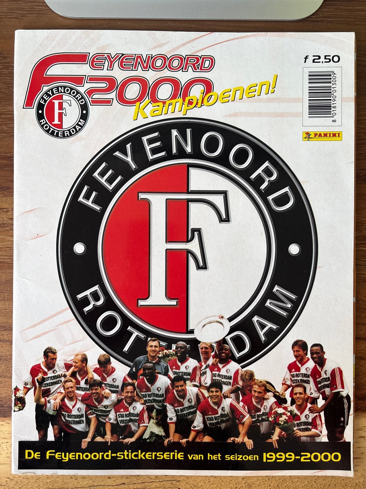 Feyenoord 2000 Kampioenen! Stickerboek Panini Leeg, Ophalen of Verzenden, Zo goed als nieuw, Feyenoord, Boek of Tijdschrift