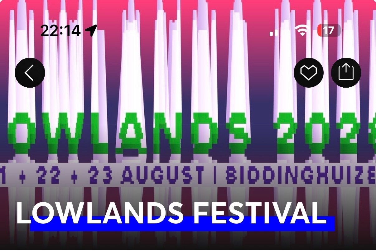 Lowlands groepscamping Medium, Twee personen