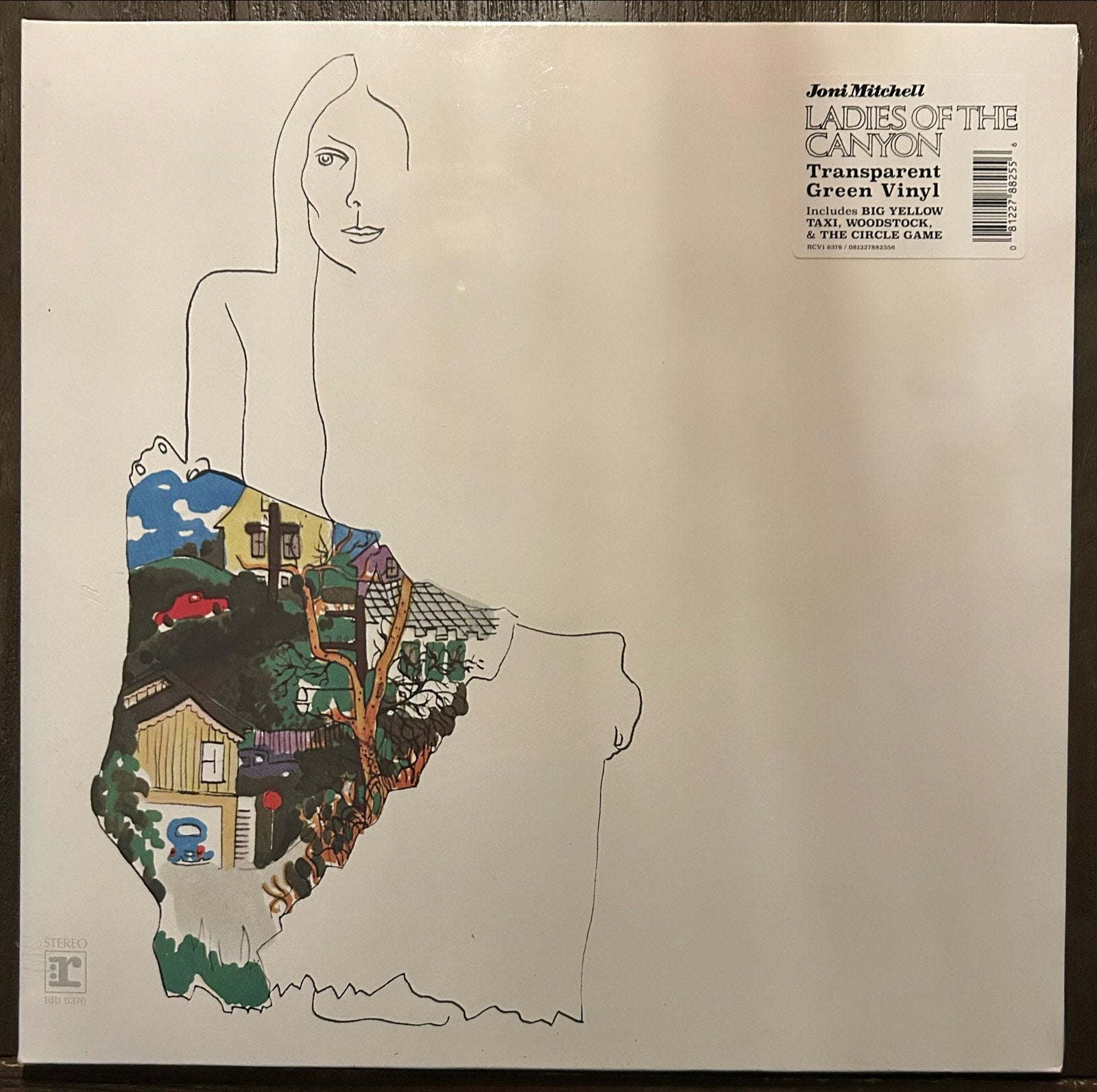 Joni Mitchell - Ladies of the Canyon - Transparent Green Vin, LP, Colored vinyl, Ophalen of Verzenden, 12 inch
