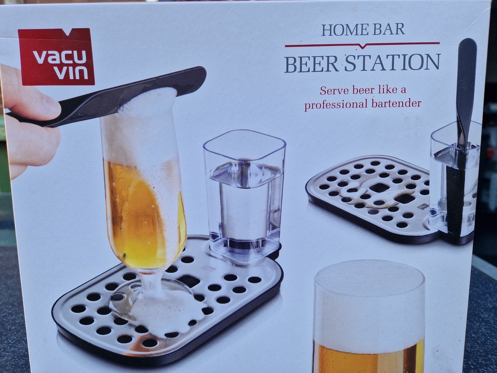 Vacu Vin Home Bar Beer Station - Biertap Accessoire, Overige typen, Kunststof, Ophalen of Verzenden, Zo goed als nieuw