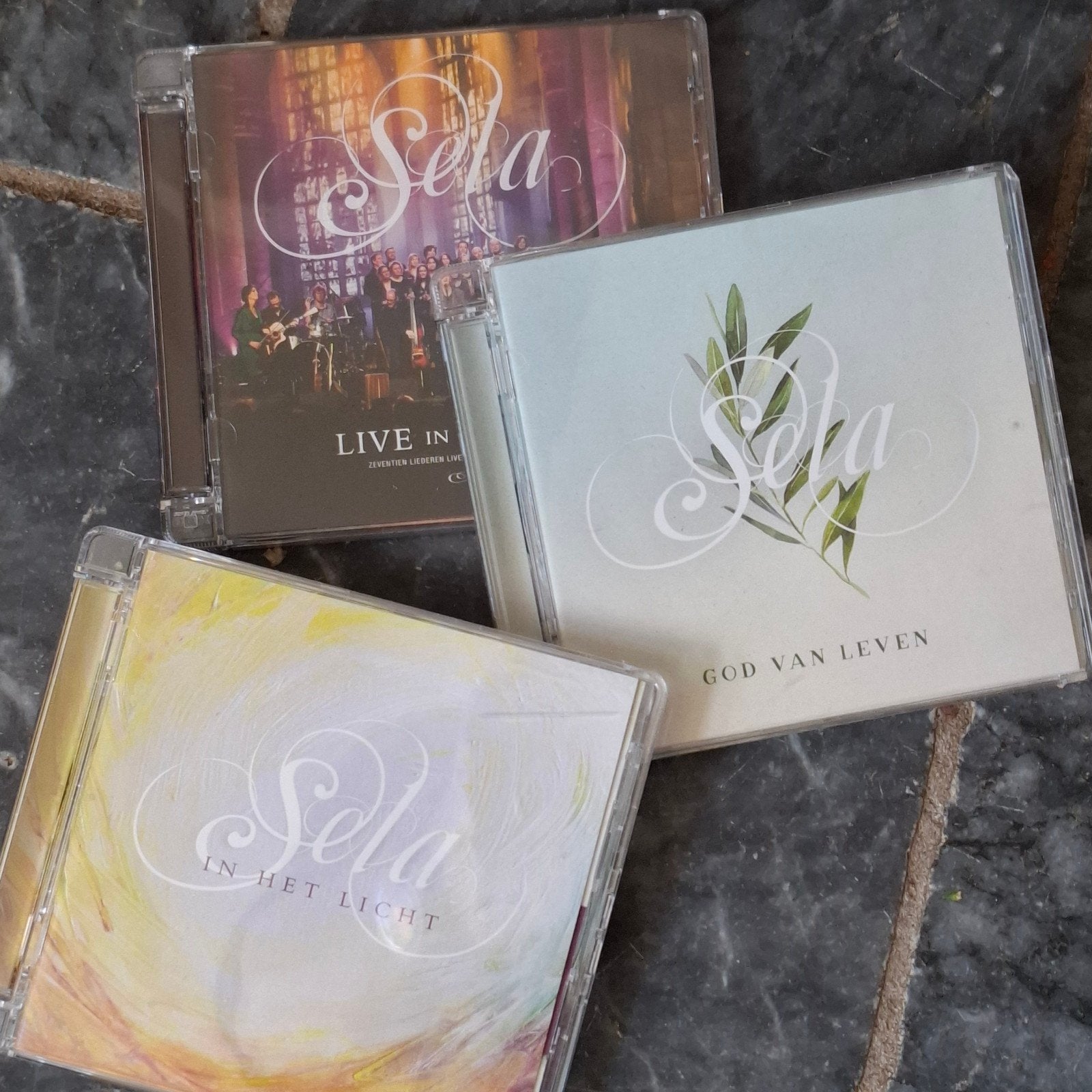 3 Sela CD's, Cd's en Dvd's, Ophalen of Verzenden, Gebruikt, Christelijke pop, Album