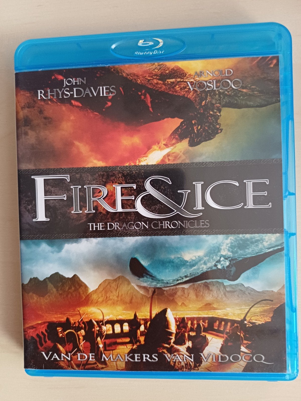 Fire & Ice: The Dragon Chronicles Blu-ray, Cd's en Dvd's, Blu-ray, Zo goed als nieuw, Science Fiction en Fantasy, Ophalen of Verzenden