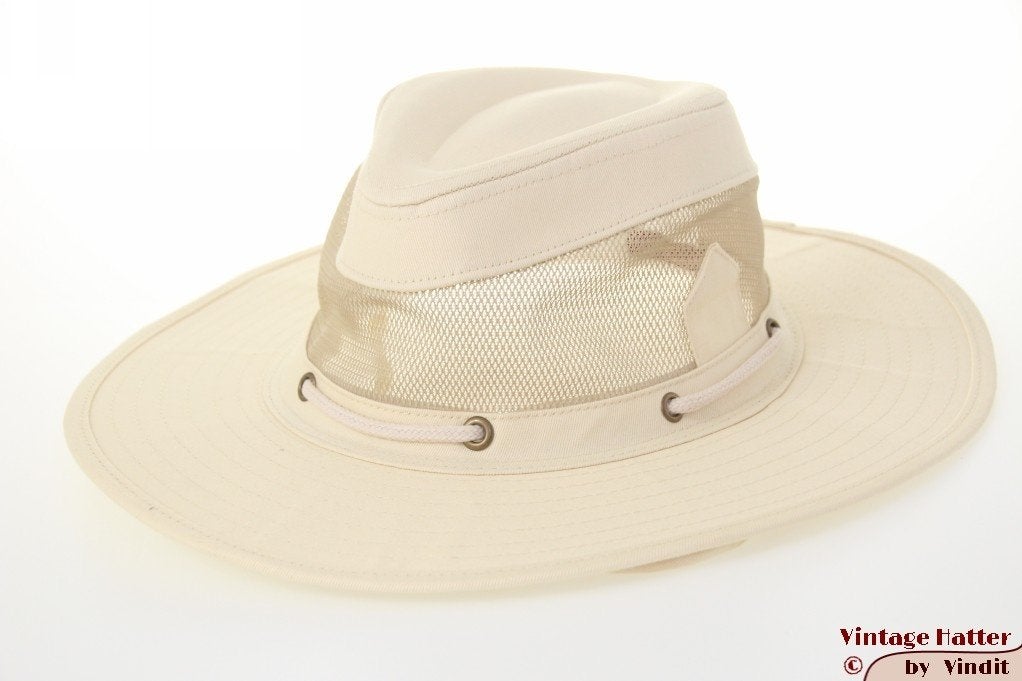 Ventilerende Australische hoed Hawkins wit katoen 58, 60 NEW, Hoed, Hawkins, Nieuw, Ophalen of Verzenden