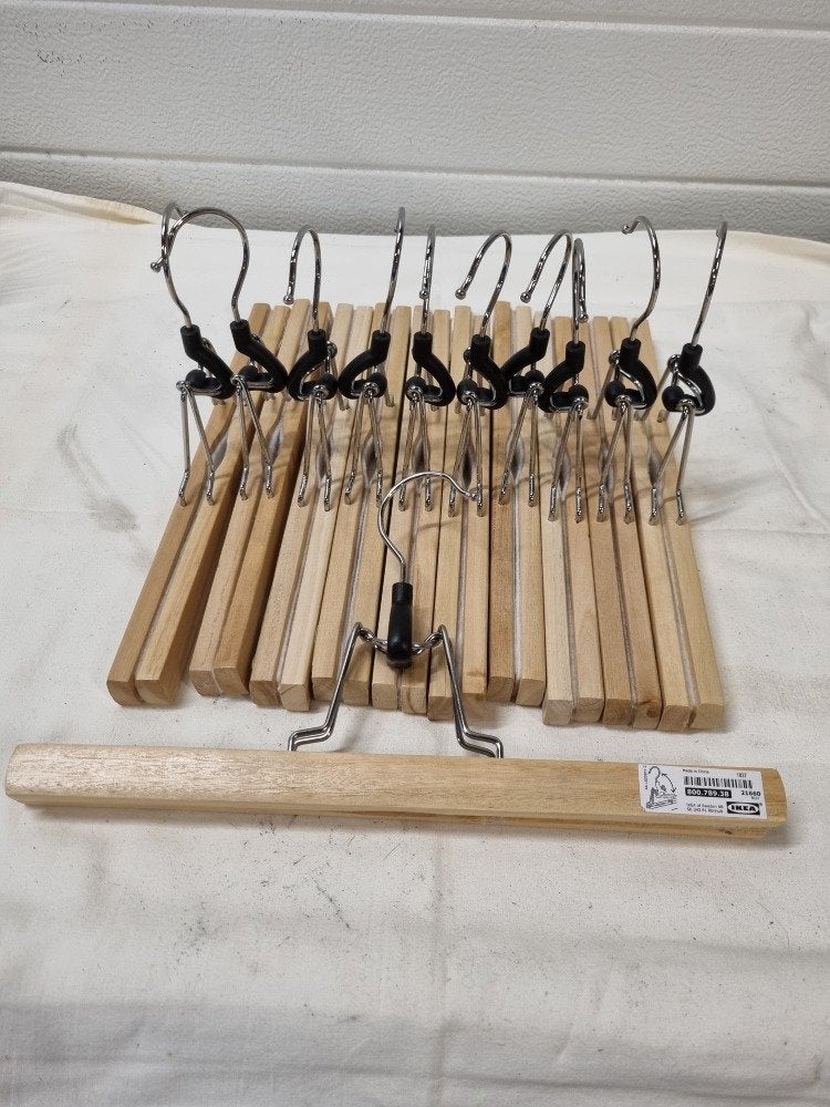 kleerhangers voor broeken 11 stuks, Kleding | Dames, Kledinghangers, Ophalen of Verzenden, 'T Olde Gre-j, Info@toldegrej.nl, Endepoelstraat 20f Didam
