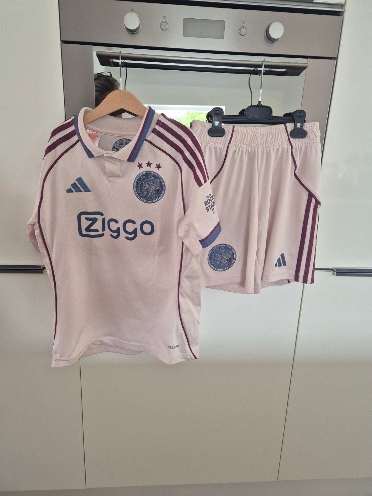 ajax voetbal tenue maat 152, Adidas, Jongen of Meisje, Sport- of Zwemkleding, Ophalen of Verzenden