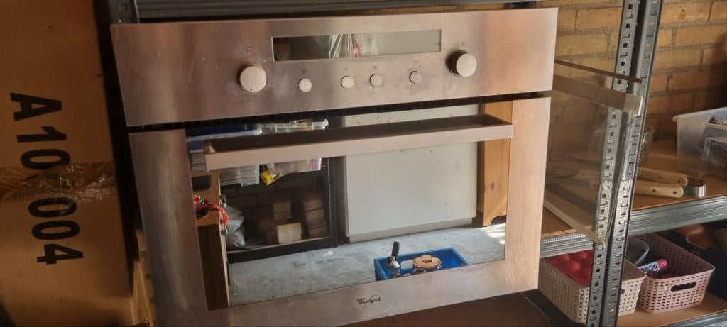 Whirlpool Combi Oven Magnetron - Inbouw, Witgoed en Apparatuur, Magnetrons, Ophalen, Combimagnetron, Gebruikt, Inbouw