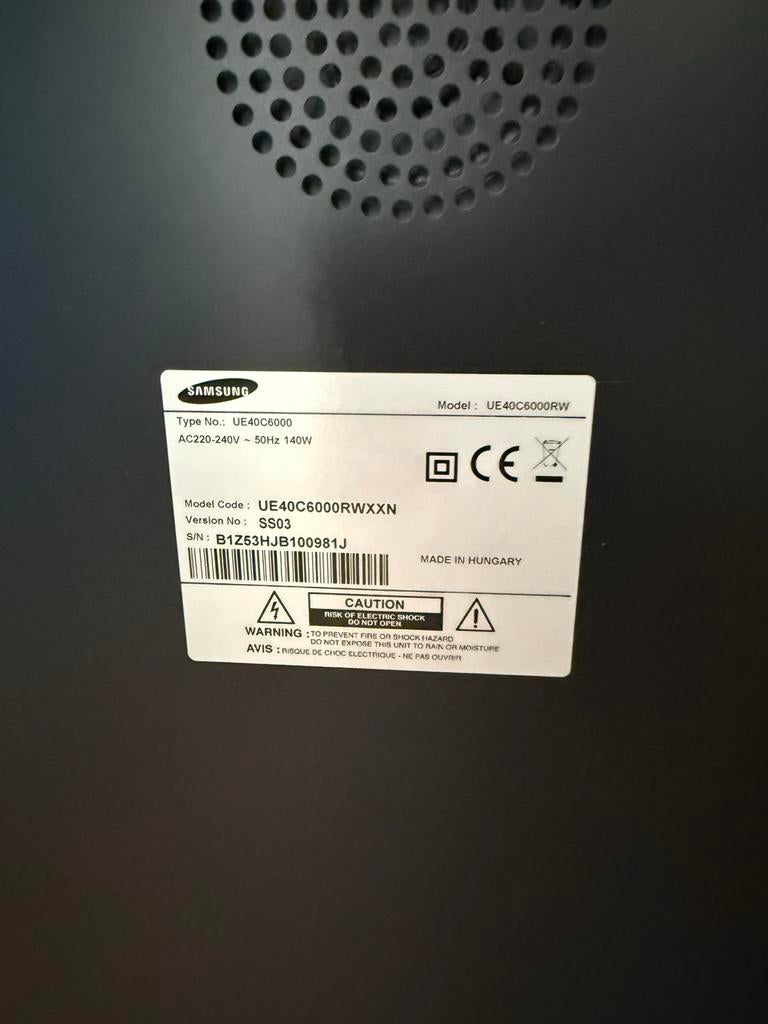 Samsung UE40C6000 40 inch Full HD LED TV, Ophalen, 50 Hz, Samsung, 100 cm of meer