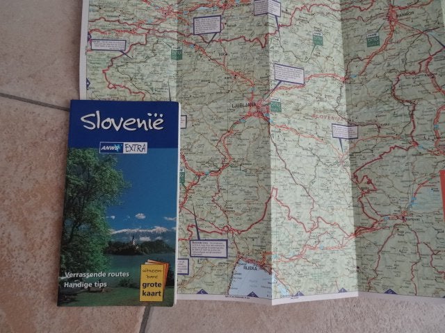 anwb extra reisgids Slovenie + de uitneembare landkaart, Gelezen, Europa, Ophalen of Verzenden, Reisgids of -boek