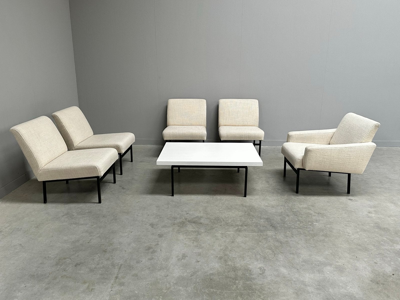 Vintage modulaire zithoek jaren 60 70 design fauteuil bank, Ophalen