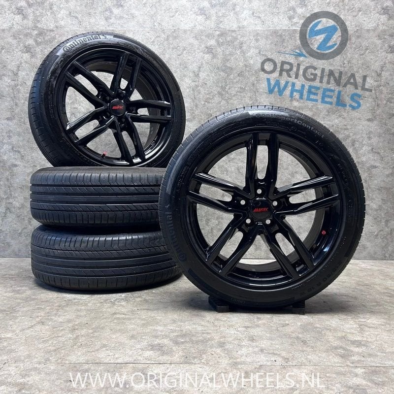 18 inch Alutec velgen + zomerbanden Q2 Passat T-roc Caddy, 19 inch, -, -, Banden en Velgen