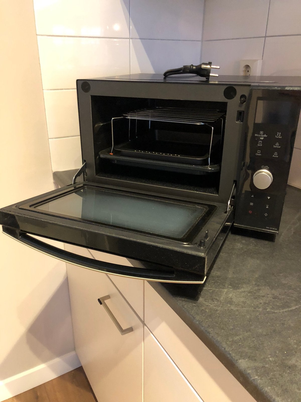 Panasonic combi magnetron zo goed als nieuw, Ophalen, Zo goed als nieuw