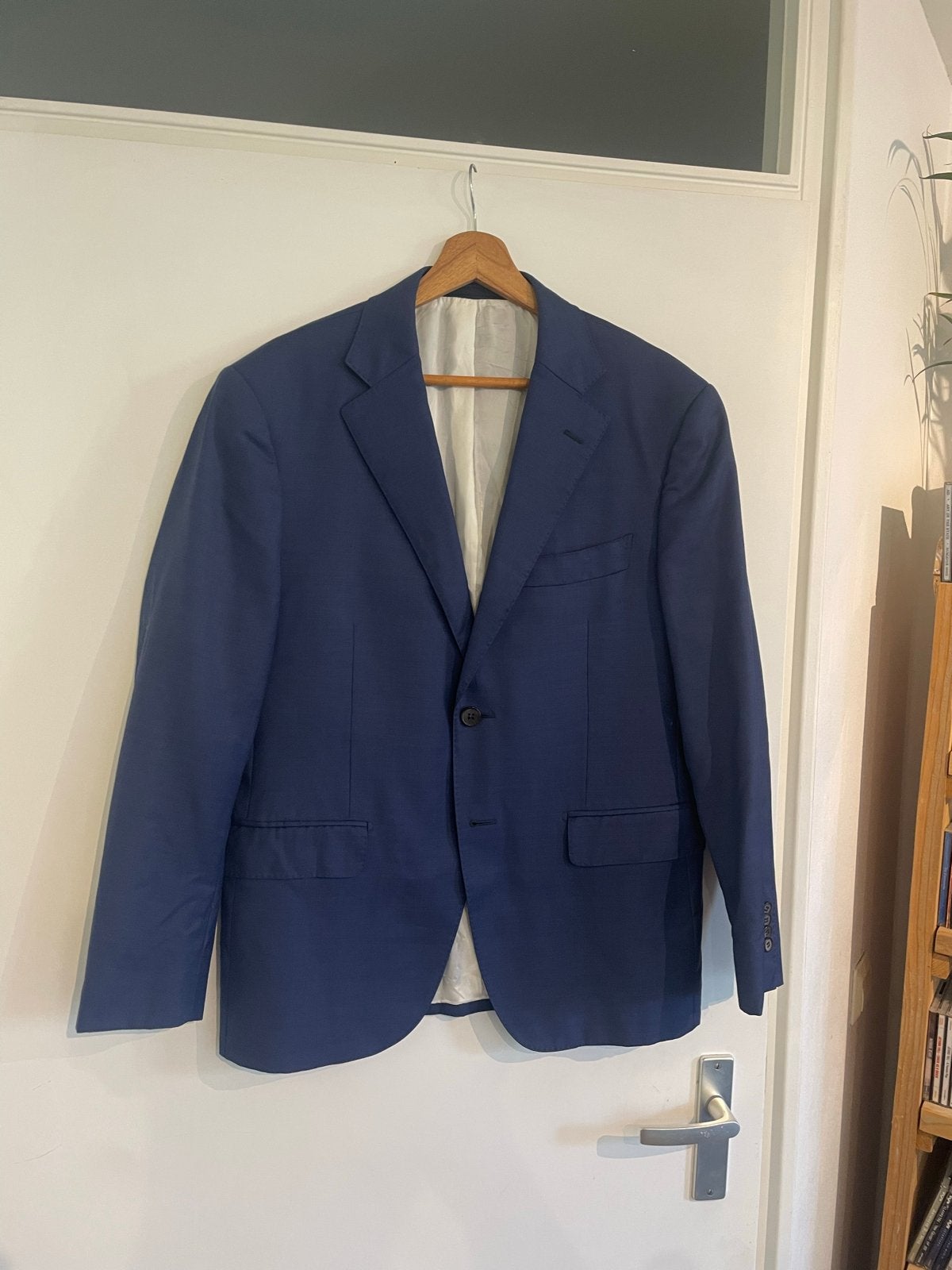 Suitsupply Colbert Zignone Super 110 Wol Maat 50, Ophalen of Verzenden, Gedragen, Maat 48/50 (M), Blauw