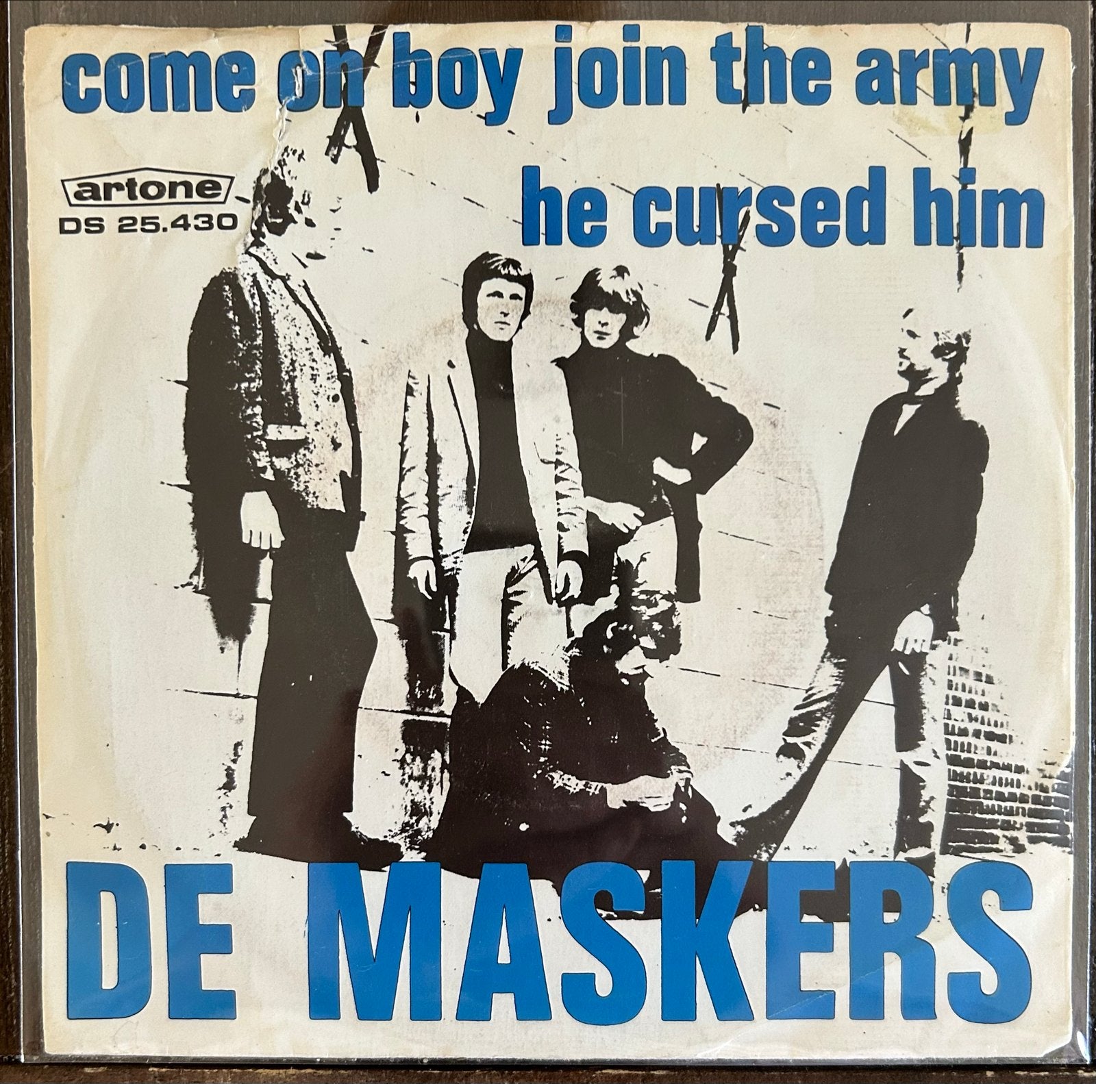 De Maskers - Come On Boy Join The Army (Vinyl Single), Cd's en Dvd's, Vinyl Singles, Gebruikt, Originele persing, 7 inch, Ophalen of Verzenden