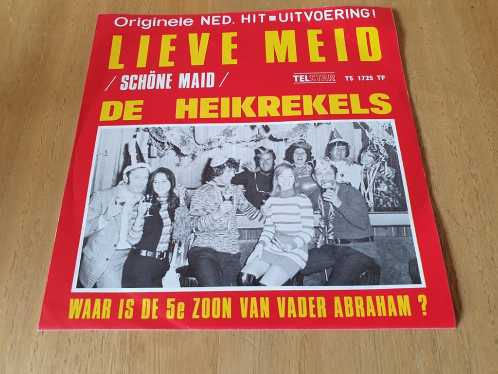 De Heikrekels - Lieve Meid ( Piraten ) Telstar, Ophalen of Verzenden, Zo goed als nieuw, Overige formaten, Levenslied of Smartlap