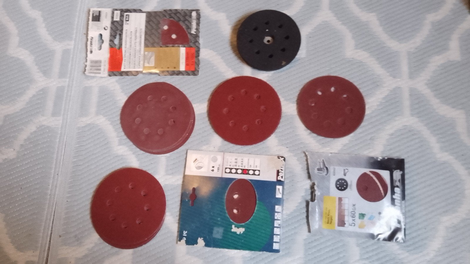27 ronde schuurschijven, Ophalen of Verzenden, Nieuw, Overige typen