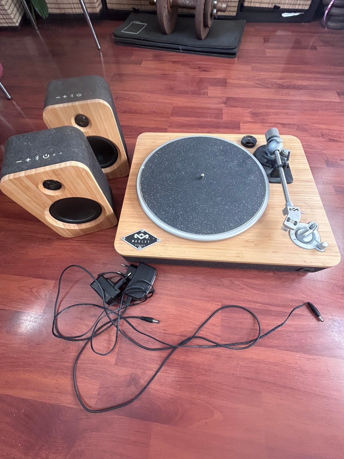 House of Marley Stir It Upwireless Platenspeler met speakers, Gebruikt, USB-aansluiting, Platenspeler, Ophalen