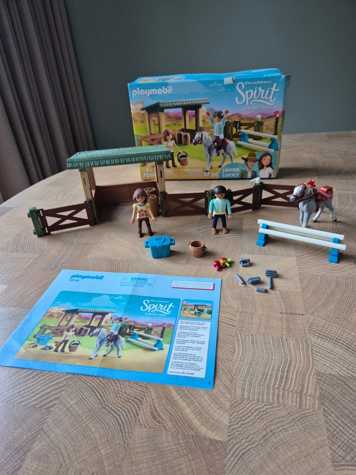 Playmobil Spirit Arena met Lucky en Javier - 70119, Complete set, Overige typen, Ophalen of Verzenden, Zo goed als nieuw