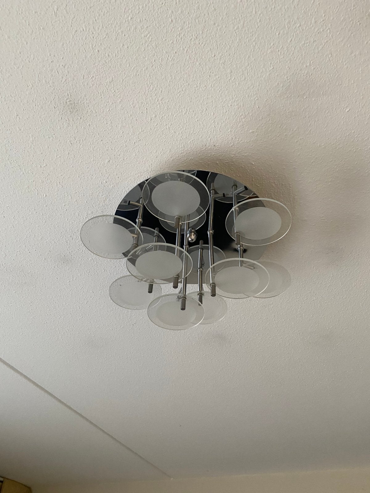 plafonlamp, Ophalen of Verzenden, Zo goed als nieuw, Metaal