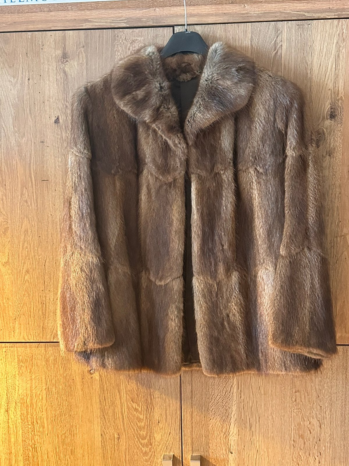 Mooie bontjas, Ophalen of Verzenden, Gedragen, Maat 38/40 (M), Bruin