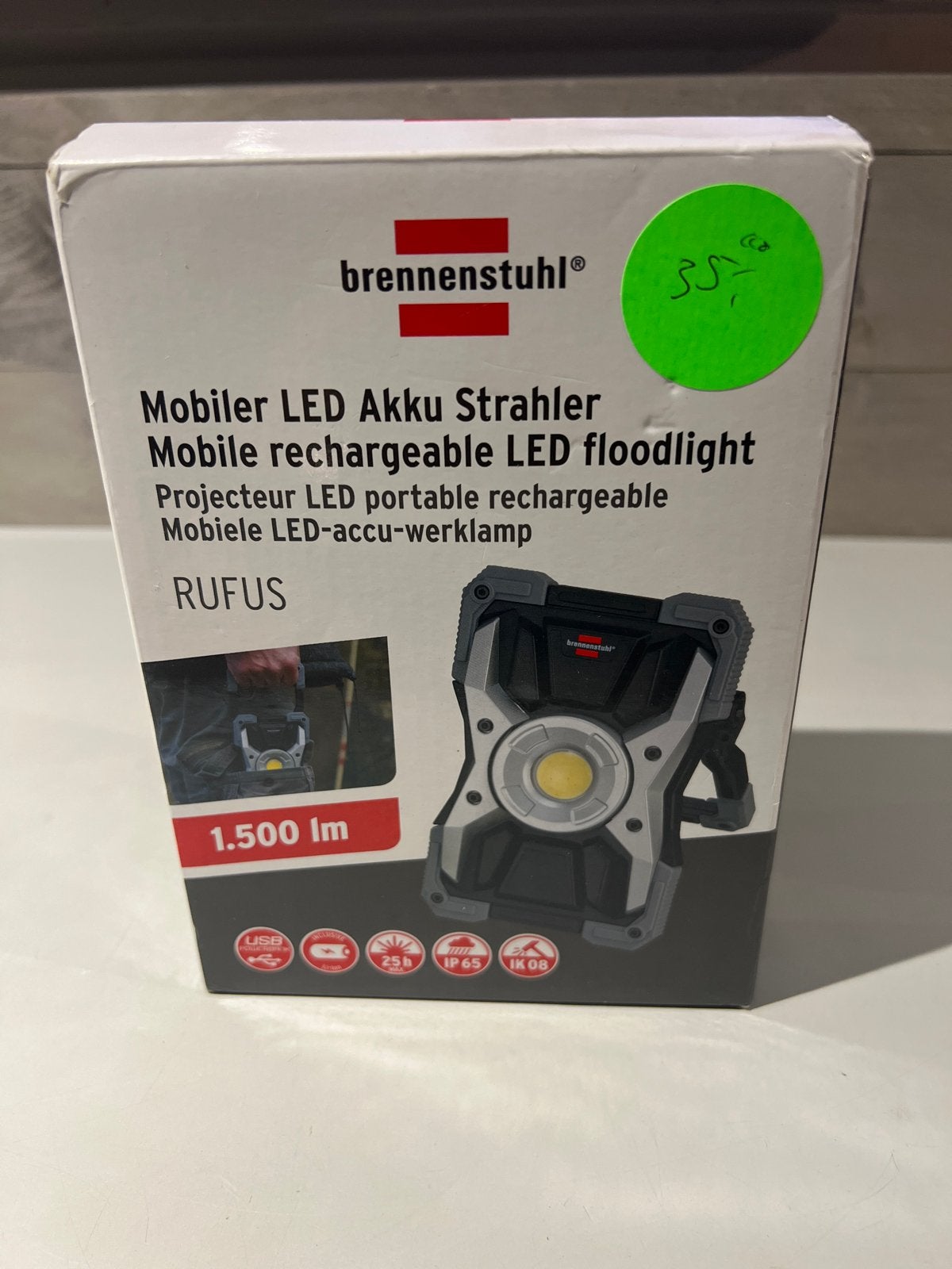 Brennenstuhl Mobiele LED Accu Strahler RUFUS 1500 lm, Auto-onderdelen, N, N, Nieuw, Ophalen of Verzenden