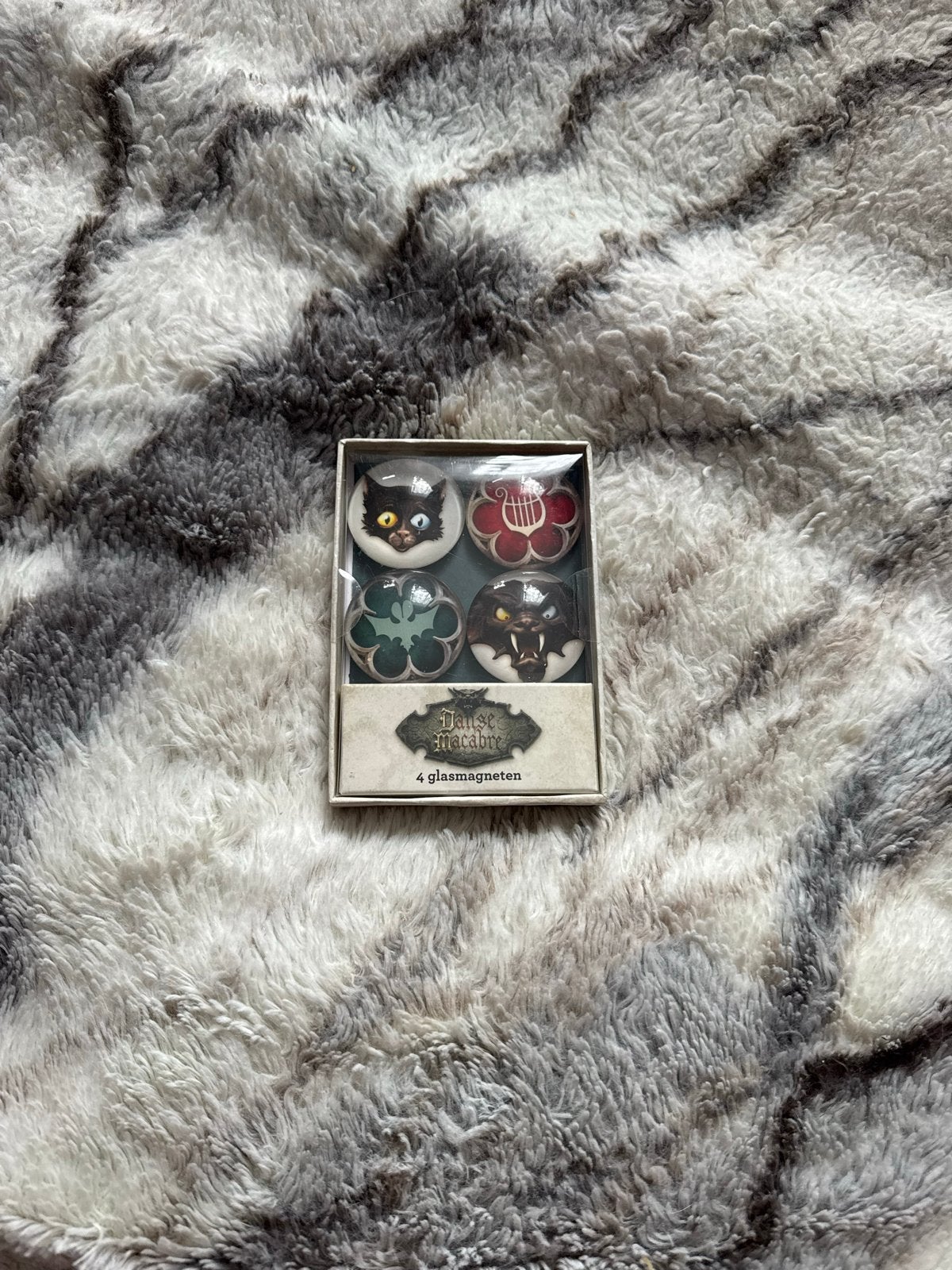 Efteling Dans Macabre Glasmagneten Set, Verzamelen, Ophalen of Verzenden, Nieuw, Gebruiksvoorwerp
