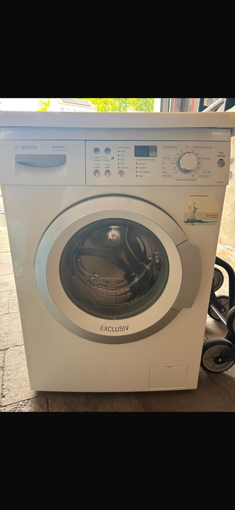 Bosch Avantixx 7 Varioperfect Wasmachine, Ophalen, Gebruikt, Voorlader, Kort programma